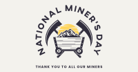 Miners Day Celebration Facebook Ad Design