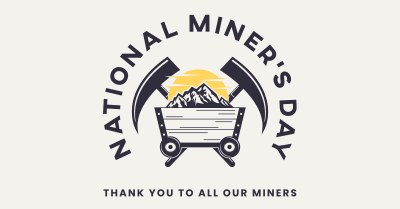 Miners Day Celebration Facebook ad Image Preview