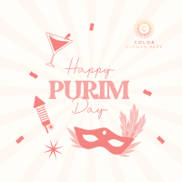 Purim Celebration Instagram post Image Preview