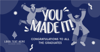 Quirky Graduation Facebook ad Image Preview