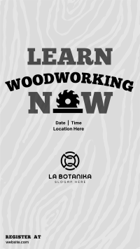 Woodworking Course Instagram story Image Preview