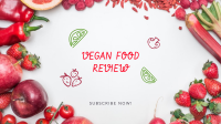 Fresh Vegan Food  YouTube Banner Image Preview