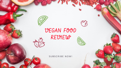 Fresh Vegan Food  YouTube Banner Image Preview