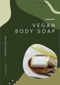 Organic Body Soap Poster Preview