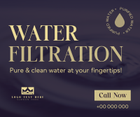 Water Filter Business Facebook Post Design