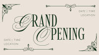 Elegant Ornament Grand Opening Video Image Preview