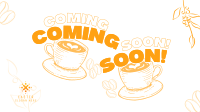 Cafe Coming Soon Facebook event cover Image Preview