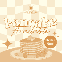 Pancake Available Instagram Post Design