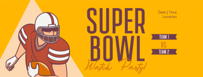 Super Bowl Night Live Facebook cover Image Preview