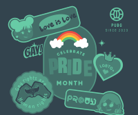 Proud Rainbow Facebook Post Design