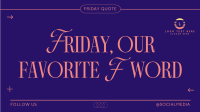 Favorite Friday  Animation Preview