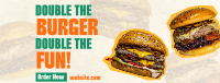 Burger Day Promo Facebook cover Image Preview