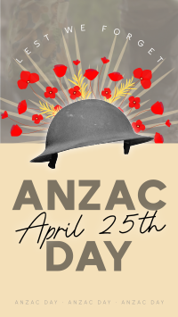 Anzac Day Facebook story Image Preview