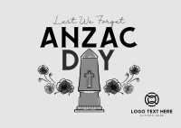 Remembering Anzac Day Postcard Image Preview