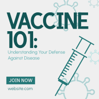 Health Vaccine Webinar Instagram Post Design