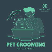 Grooming Cat Instagram post Image Preview