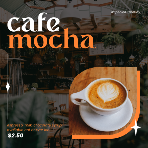 Cafe Mocha Instagram post Image Preview