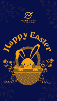 Modern Easter Bunny Facebook story Image Preview