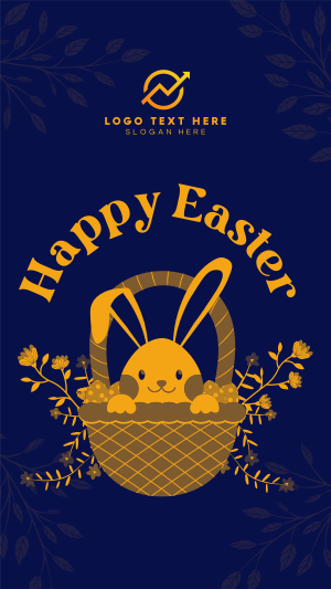 Modern Easter Bunny Facebook story Image Preview