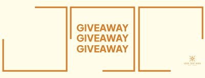 Giveaway Announcement Post Facebook cover Image Preview