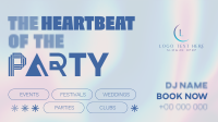 Typographic Party DJ Animation Preview