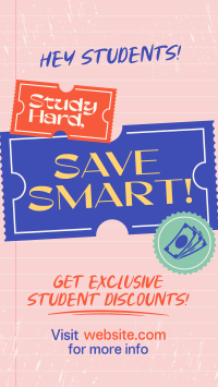 Student Discount Note YouTube Short Preview