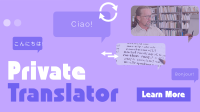 Modern Minimal Translation Service Animation Image Preview