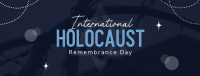 Holocaust Memorial Day Facebook cover Image Preview