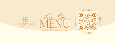 Elegant Classic Restaurant Facebook Cover Image Preview