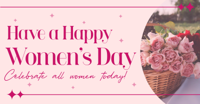 Happy Women's Day Facebook ad Image Preview