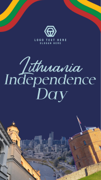 Rustic Lithuanian Independence Day Facebook story Image Preview