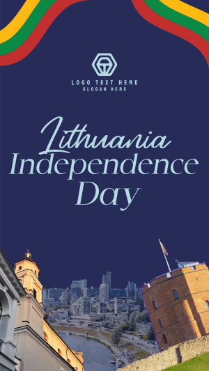 Rustic Lithuanian Independence Day Facebook story Image Preview