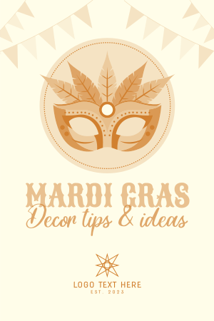 Mardi Gras Festival Pinterest Pin Image Preview