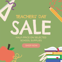 Favorite Teacher Sale Linkedin Post Design