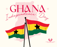 Ghana Freedom Day Facebook Post Design