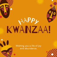 Kwanzaa Mask Instagram post Image Preview