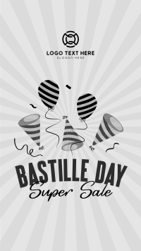 Celebrate Bastille Day Facebook Story Design