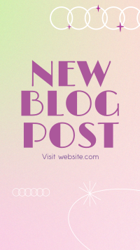 Cosmetic Blog Instagram Story Design