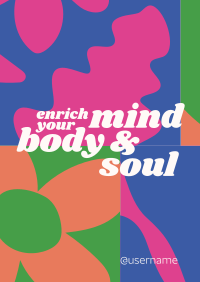 Mind Body & Soul Flyer Design