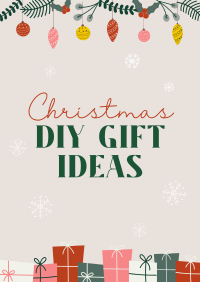 DIY Christmas Gifts Flyer Design