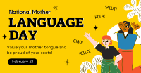 Mother Language Day Facebook ad Image Preview