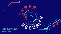 Cyber Security Facebook Event Cover Design