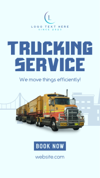 Pro Trucking Service Instagram Story Design