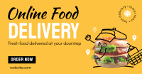 Fresh Burger Delivery Facebook ad Image Preview
