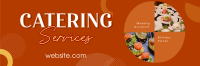 Food Catering Services Twitter Header Design
