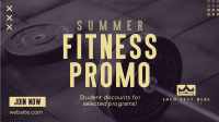 Summer Fitness Deals Facebook Event Cover Design