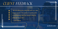 Client Testimonial Construction Twitter Post Image Preview