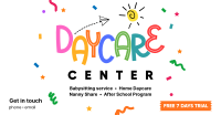 Cute Daycare Facebook ad Image Preview