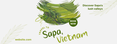Sapa Vietnam Travel Facebook cover Image Preview