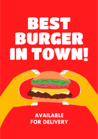 The Best Burger Flyer Image Preview